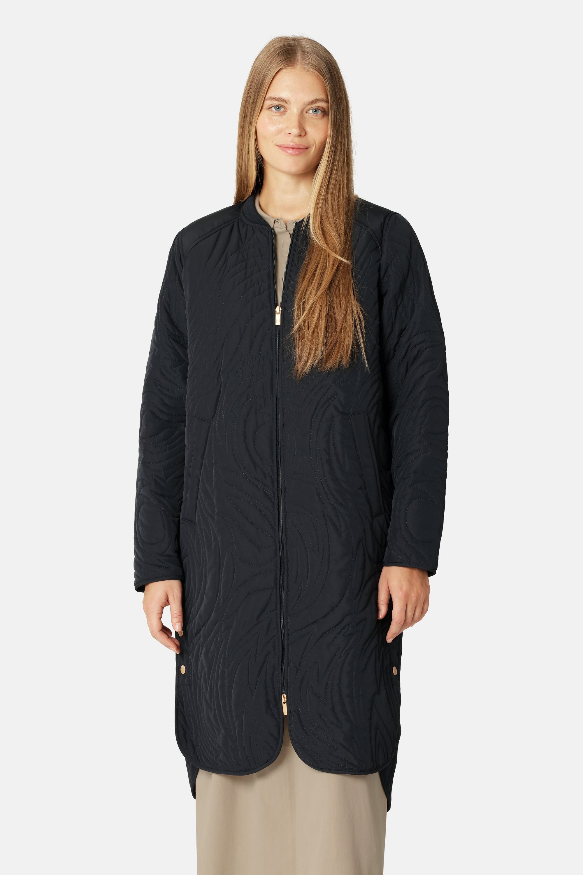 Quiltet Jakke - Dark Indigo
